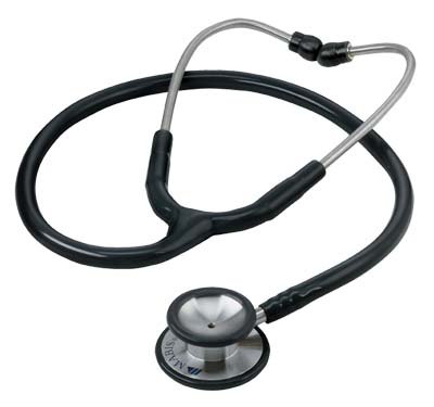 Mabis Healthcare Mabis Classic Stethoscope Black 1-Tube 22 Inch Tube Double Sided Chestpiece - 10-404-020