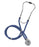 Mabis Healthcare Mabis Legacy Sprague Stethoscope Blue 2-Tube 22 Inch Tube Double Sided Chestpiece - 10-414-010