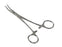 Mabis Healthcare Precision Hemostatic Forceps Kelly 5-1/2 Inch Stainless Steel Ratchet Lock Finger Ring Handle Curved Blunt - 25-725-000