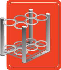 Mada Medical Products - Oxygen Cylinder Stand - 2004