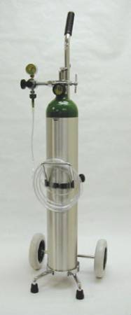 Mada Medical - Oxygen Kit on Cart (Empty) Size E Aluminum - Mada Medical Products - 1630E
