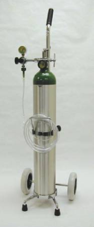 Mada Medical - Oxygen Kit on Cart (Empty) Size E Aluminum - 1630-15E