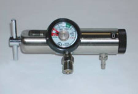 Mada Medical Products - Oxygen Regulator High / Low Flow 0 - 25 LPM DISS Outlet CGA-870 - R1835GBHF-25