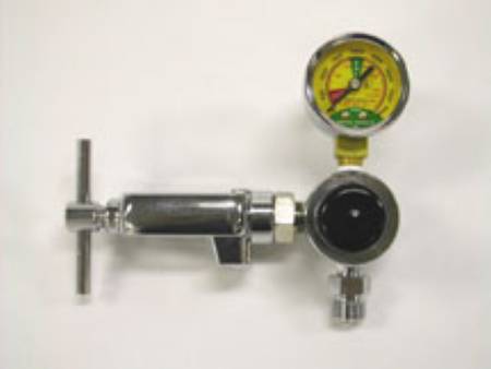 Mada Medical Products Mada Medical Oxygen Regulator High Flow 50 PSI DISS Outlet CGA-870 - 1635-1