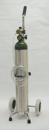 Mada Medical - Oxygen Kit on Cart (Empty) Size E Aluminum - 1630M-15E