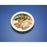 Maddak Round-Up Plate White Reusable 8 Inch Diameter - 745290001