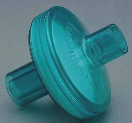 Barrierbac - Electrostatic Filter 22mm Male / 15-22 mm Female, 99.99% Efficiency, 35 Gm, 99 ml Dead Space, Hydrophobic Media - 350U5865