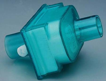 Hygroster - Mechanical Filter / HME Adult, 22mm Male / 15-22 mm Female / 15 mm Male, 99.99% Efficiency, 49 Gm, 96 ml Dead Space, Hydrophobic Filter Membrane - 354U5876