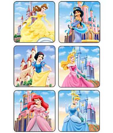 Medibadge Disney 90 Per Unit Princesses Castles Sticker - 2138P