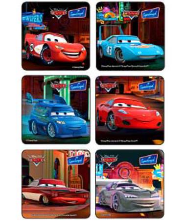Medibadge Kids Love Stickers 90 Per Unit Disney Cars Supercharged Sticker - 1313P