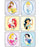 Medibadge Kids Love Stickers 90 Per Unit Disney Princesses Sticker - 2325P