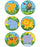 Kids Love Stickers - 90 per Unit Baby Zoo Animals , Assorted Sticker - 2842