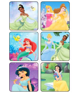Medibadge Kids Love Stickers 90 Per Unit Disney Princesses New Classics Sticker - 1410P