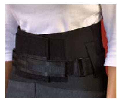 Back-n-Black - Back Brace Small Hook and Loop / D-Ring Strap Closure 27 to 31 Inch Waist Circumference Adult - 163222