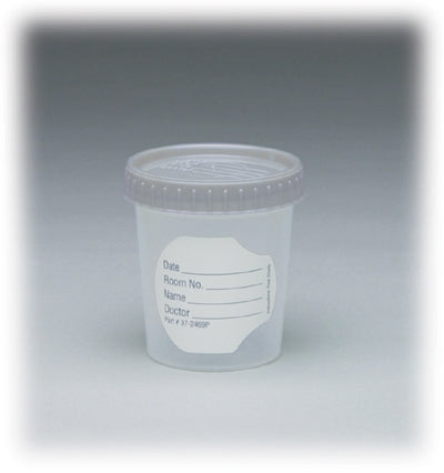 Medegen Medical Products LLC ClikSeal Specimen Container for Pneumatic Tube Systems Polypropylene Screw Cap 90 mL (3 oz.) Sterile OR - 1062