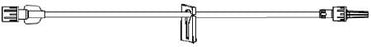 Becton Dickinson Maxplus Extension Set 60 Inch Tubing 1.8 mL Priming Volume DEHP-Free - E2010