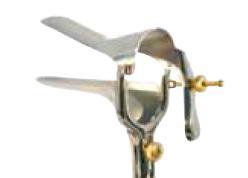 MedGyn Vu-More - Vaginal Speculum Graves NonSterile Surgical Grade Stainless Steel Large 40 mm Yoke Opening Reusable Without Light Source Capability - 030954