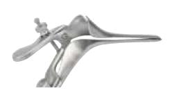 Medgyn Products MedGyn Vaginal Speculum Pederson NonSterile Surgical Grade Stainless Steel Medium Right Side Open Reusable Without Light Source Capability - 30939