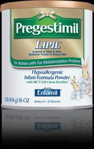 Mead Johnson Pregestimil Lipil Infant Formula 2 oz. Bottle Ready to Use - 143401