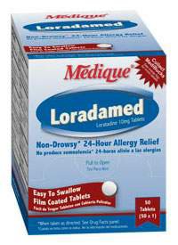 Medique Products Loradamed Allergy Relief 10 mg Strength Tablet 1 per Box - 20350
