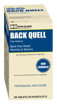 Medique Products Back Quell Pain Relief 200 mg - 200 mg Strength Acetaminophen / Aspirin / Caffeine Tablet 150 per Box - 1615587