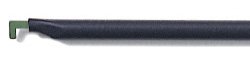 J & J Healthcare Systems E-Z Clean Laparoscopic Electrode 45 cm Coated Stainless Steel L Hook Disposable Sterile - 0100L