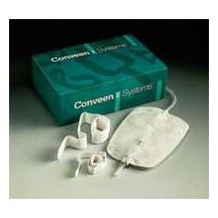 Coloplast Conveen Security+ Urinary Leg Bag Anti-Reflux Valve 1500 mL Polyethylene / Flocked - 5062