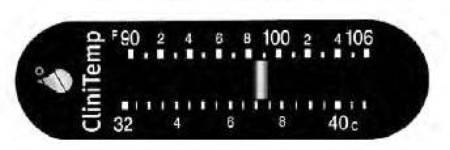Mercury Medical CliniTemp Moving Line Temperature Indicator - 79L314