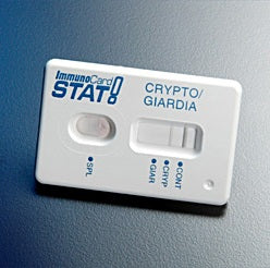 Meridian ImmunoCard STAT! Crypto/Giardia Rapid Test Kit Immunoassay Cryptosporidium Parvum / Giardia Lamblia Stool Sample 30 Tests - 750830