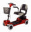 Merits Health Products 4 Wheel Electric Scooter Mini-Coupe 4 Wheel Red / Blue - S549