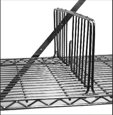 Intermetro Industries - Shelf Divider 8 Inch Chrome - DD18C