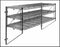 Intermetro Industries Erecta Shelf Wire Shelving Kit 2 Shelves Wall Mount Chrome Plated Steel - 12WS32C