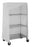 Intermetro Industries - Cart Cover White Vinyl Coated Nylon 48 L X 62 H X 18 D Inch Zippered Closure - 18X48X62C