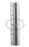 Intermetro Industries Site-Select Post 54-9/16 Inch H, 3 Lbs, Chrome - 54P
