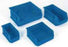 Intermetro Industries Super Erecta Storage Bin 5-1/2 L X 14-3/4 W X 5 H Inch, 13 Lbs, Blue, Stackable, Reinforced Design, Without Divider - B30234B