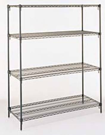 Super Adjustable Super Erecta - Wire Shelving 1 Shelf Adjustable 24 X 48 Inch - A2448NS