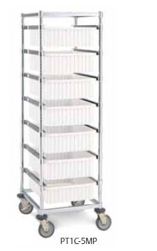 Metro - Kitting Cart 4 Casters Without Handle Chrome - Intermetro Industries - PT1C-5MP