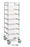 Metro - Kitting Cart 4 Casters Without Handle Chrome - Intermetro Industries - PT1C-5MP