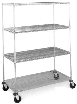 Super Erecta - Utility Cart 36 X 24 X 69 Inch - N536EBR