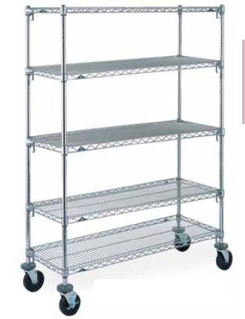 Intermetro Industries Super Adjustable 2 Utility Cart 20 X 60 X 68 Inch - 5A566EC