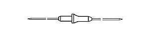 Micro-Aire - Orthopedic Wire K-Wire Double Trocar Points Sterile Stainless Steel 0.045 X 5.5 Inch - 1600-022