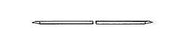 Micro-Aire - Orthopedic Wire K-Wire Double Trocar Points NonSterile 0.045 X 4 Inch - 1600-445NS