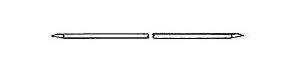 Micro-Aire - Orthopedic Wire K-Wire Double Trocar Points NonSterile 0.045 X 4 Inch - 1600-445NS