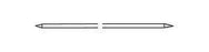 Micro-Aire - Orthopedic Wire K-Wire Double Trocar Points NonSterile 0.045 X 9 Inch - 1600-945NS