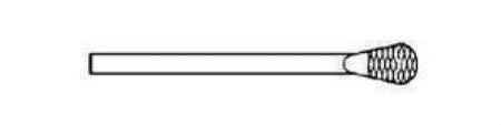 MicroAire - Rasp Stainless Steel Reusable Large / 6.5 X 12.5 mm Cross Serrated Blade - ZR-083