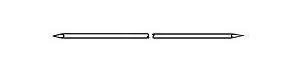 Micro-Aire - Orthopedic Wire K-Wire Double Trocar Points NonSterile 0.028 X 4 Inch - 1600-428NS