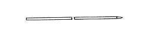 Micro-Aire - Orthopedic Wire K-Wire Single Trocar Point NonSterile 0.045 X 4 Inch - 1604-145NS