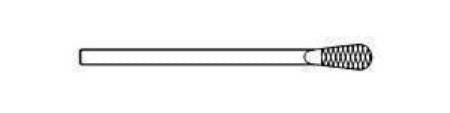 MicroAire - Rasp Stainless Steel Reusable Small / 5.5 X 9.5 mm Cross Serrated Blade - ZR-082