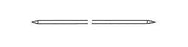 Micro-Aire - Orthopedic Wire K-Wire Double Trocar Points NonSterile 0.035 X 9 Inch - 1600-935NS