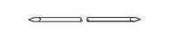 Micro-Aire - Orthopedic Pin Steinmann Pin Double Trocar Points Sterile Stainless Steel 5/64 X 9 Inch - 1620-109